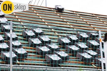  Dach - Siatka zabezpieczająca na stary dach - dociśnięcie i wyłapanie dachówek 