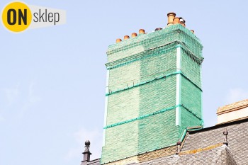  Dach - Zabezpieczenie dachu - mocna siatka do zabezpieczenia starego poszycia dachu 